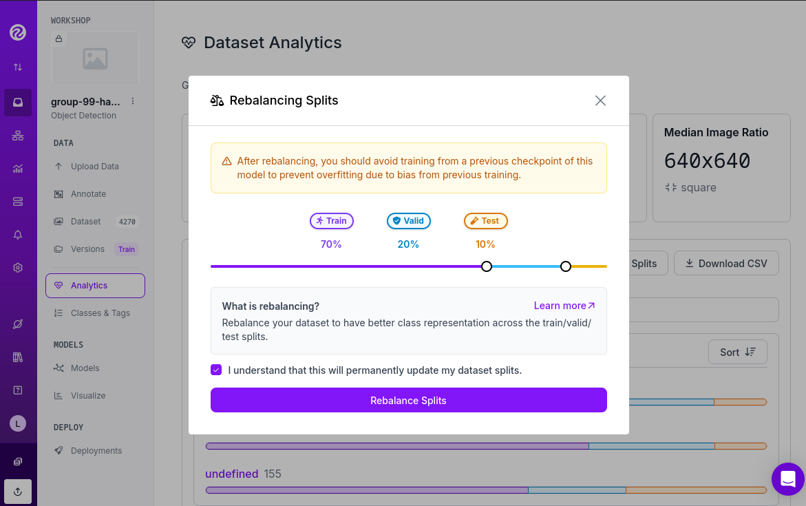 ai data splits