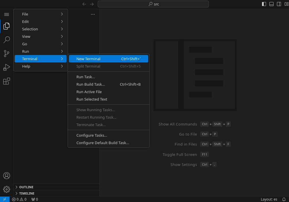 ai train code terminal