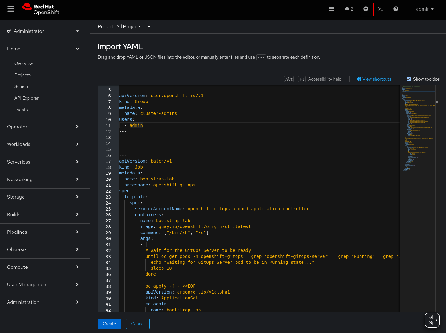 lab bootstrap